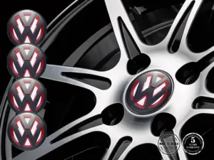 VW Gewölbtes Label Variante Perfekt für Felgen